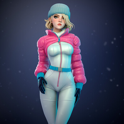 Gwen Stacy in ski suit
