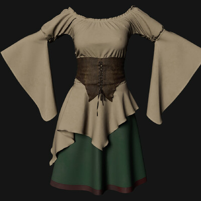 Medieval Female Outfit