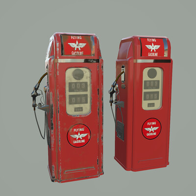 Old/New Retro Gas pump