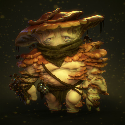 A mushroom and his son. Speedsculpt