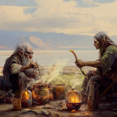 Fish dinner.