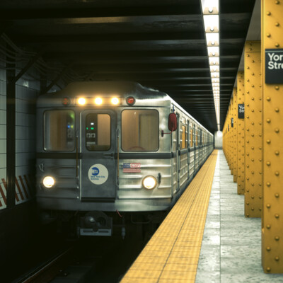 NYC subway station