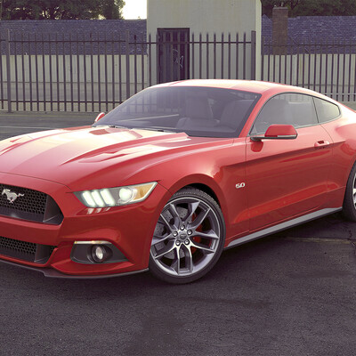 Subject visualization of Ford Mustang GT 500