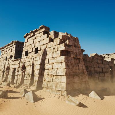 Egyptian temple environment