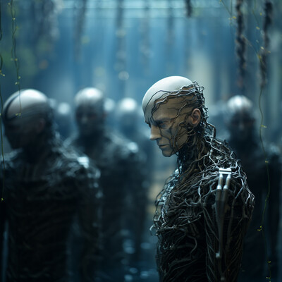 Correctional colony for cyborgs with human nervous tissue ⚙