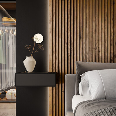 Bedroom with dressing room