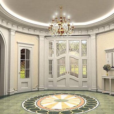 Oval hall
