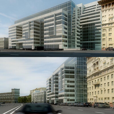 Animatsiya delovogo tsentra CITYDEL