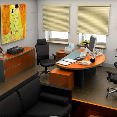 ofis s mebeliu Pier Loti