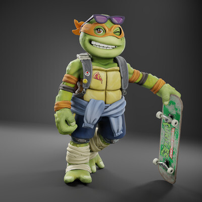 TMNT Michelangelo. Cowabunga