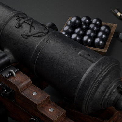 Ship 's cannon
