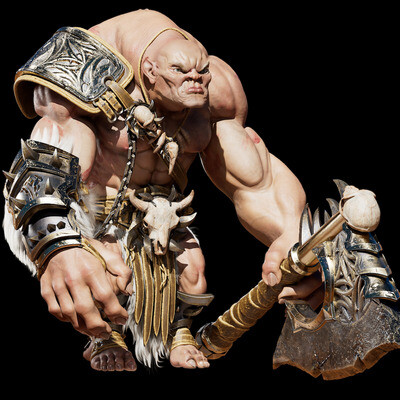3D Character Model - Troll - Creature - Character Modeling