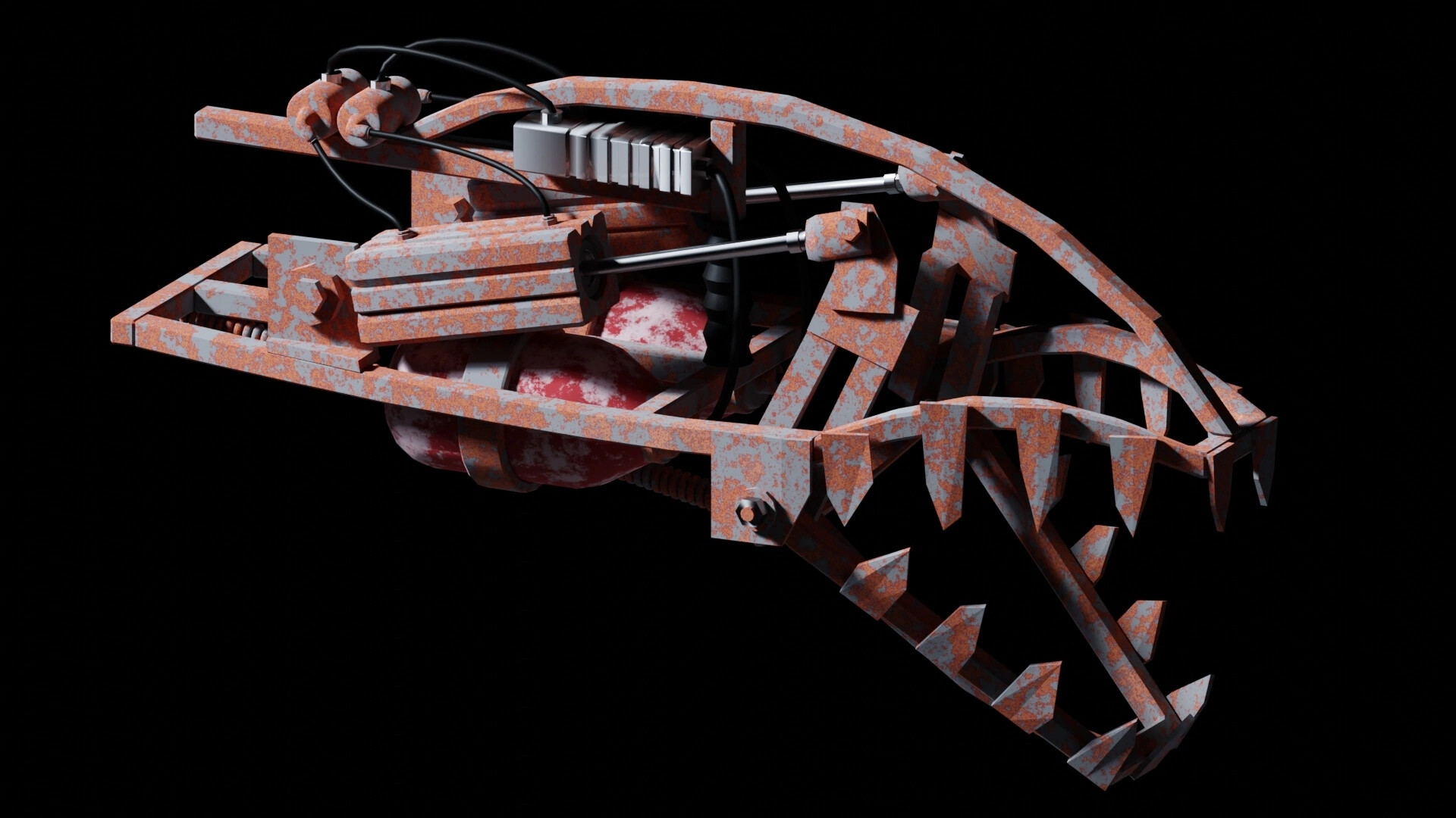 Pneumatic jaw