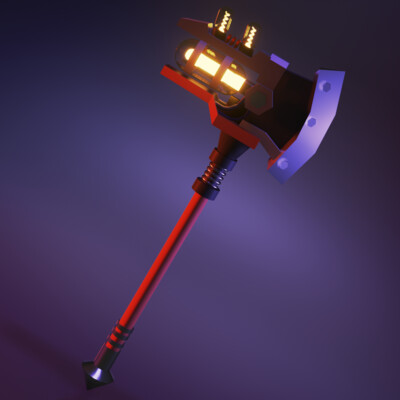 Мои первые работы в Blender
