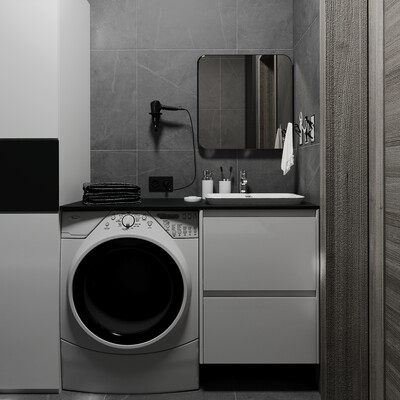 Visualization of the bathroom (4,2 м2)