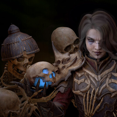 Necromancer - Lovers | Diablo Fan art