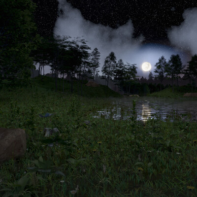 Night landscape