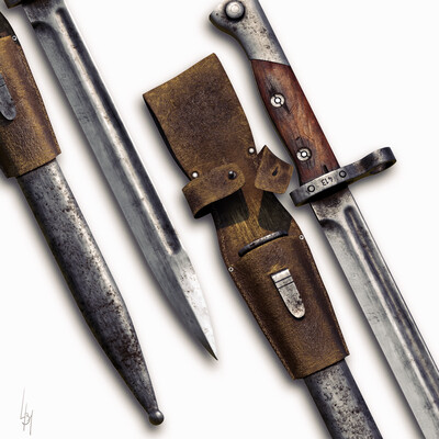 Bayonet-knife of the WWI.