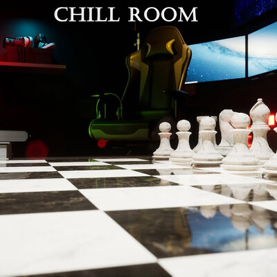 Chill Room - 3D graphics in Unreal Engine | 4K (Ultra HD)