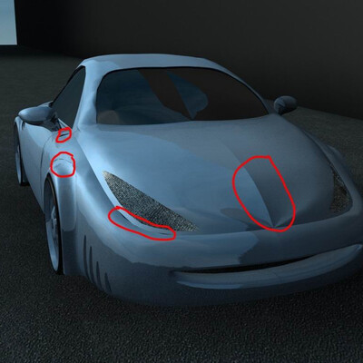 the first car.