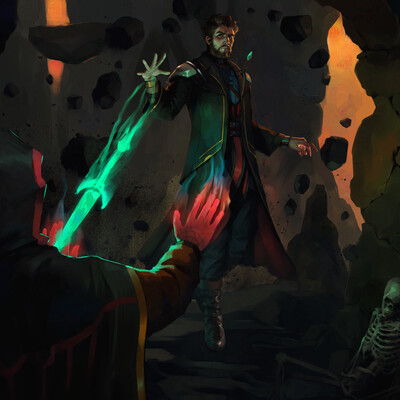 Battle for a magic artifact