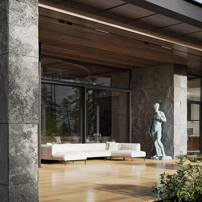 minimalist house and interior