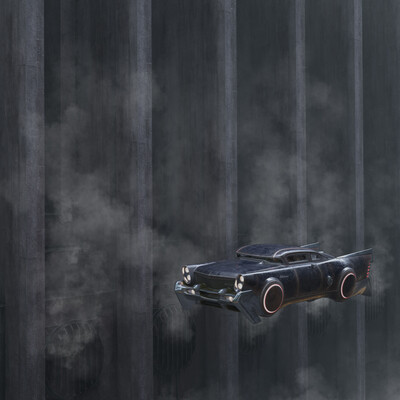 Futuristic car project "Albatross"