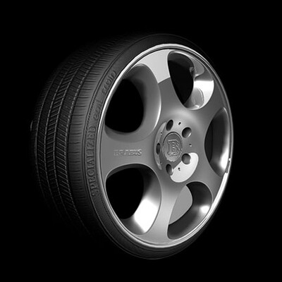 Brabus style alloy wheel