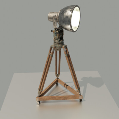 3d model of light progector
