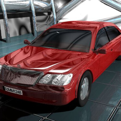 RED and SILVER car
