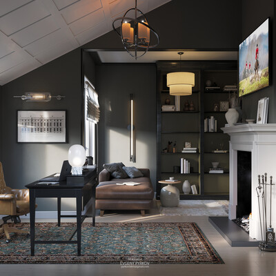 Workplace in a private home