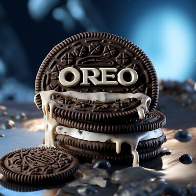 Oreo cookie banner ad design 🤎