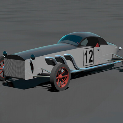 Retro sport car