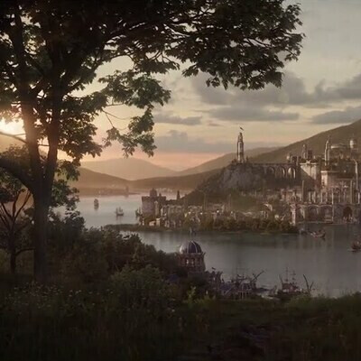 LOTR city environment