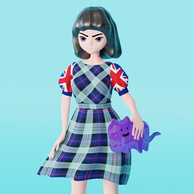 A girl from Scotland