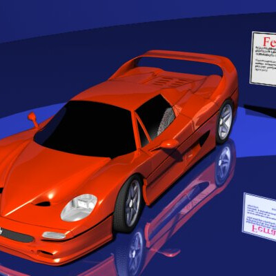 Ferrari f50 RED