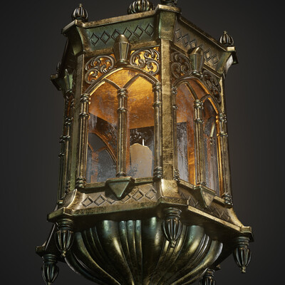 Gotic bronze lantern