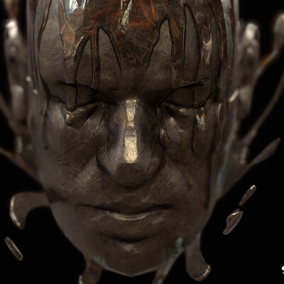 Bronze Head (Ipad Nomad Sculpt)