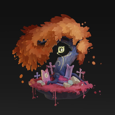 Tree of the Necromancer Cat