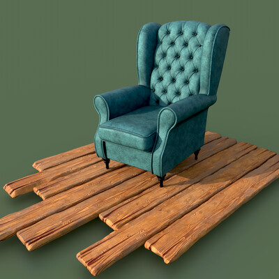 Armchair 3d