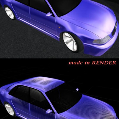 AUDI A8 from RENDER