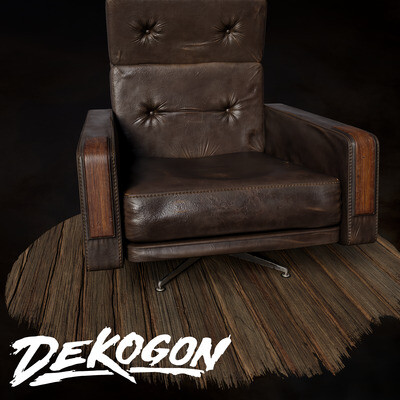 Vintage old armchair