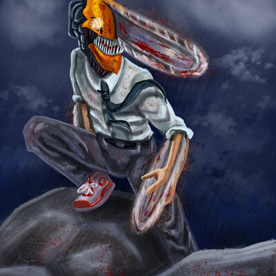Chainsaw man fan art
