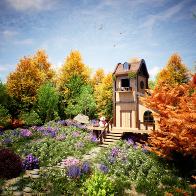 A house in the forest