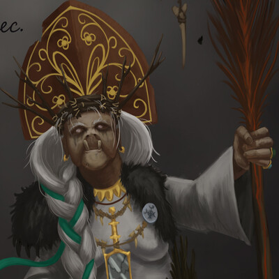 An angry noblewoman who loved nature. Until something cursed her.