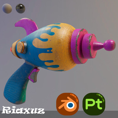 Pistola espacial estilizados