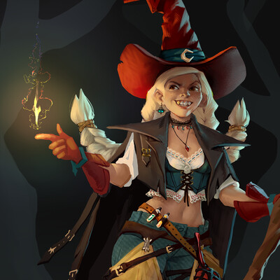 Witch cowgirl