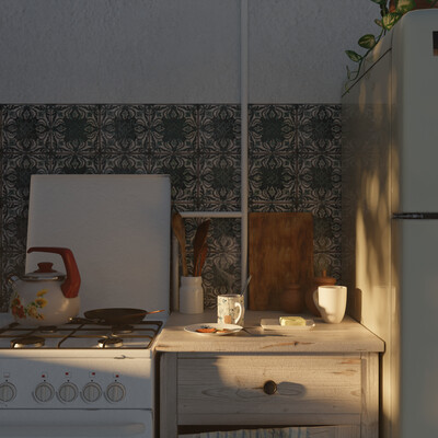 Morning in the kitchen