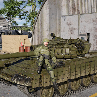 Congratulations on Defender of the Fatherland Day! Made in Unreal Engine | 3D Animation