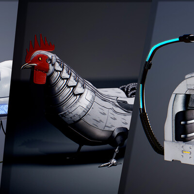 Neo Tokio Challenge-Game Prop Art
